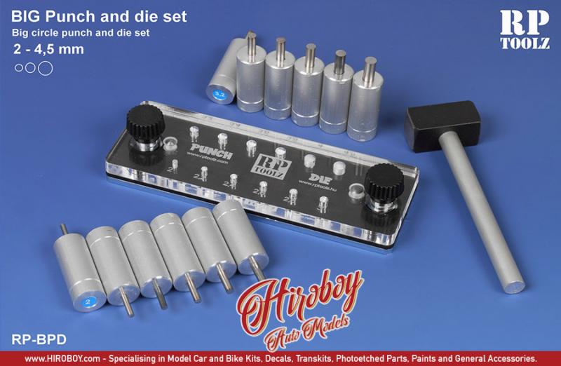 BIG Punch and Die Set (12 different punch tool from 2mm to 4.5mm)