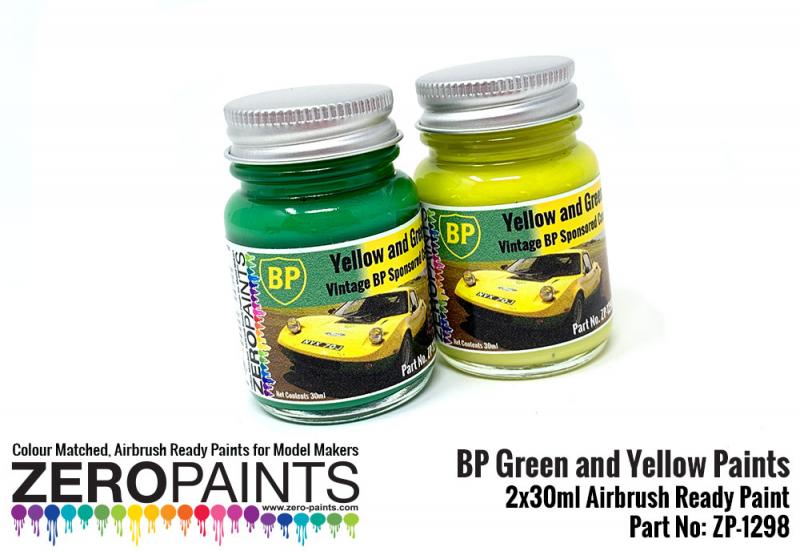 BP Green and Yellow Paints - 2x30ml