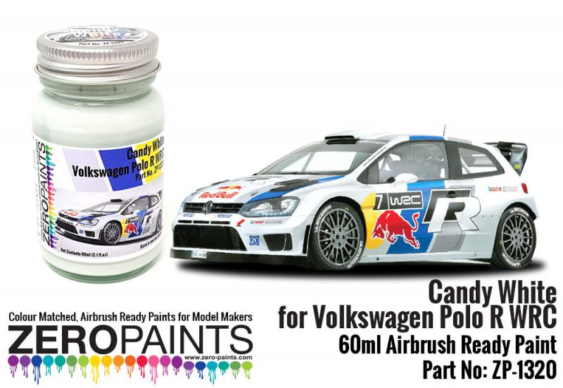 Candy White Paint for Volkswagen Polo R WRC - Belkits 60ml