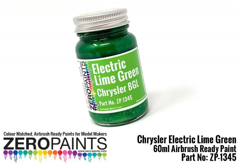 Chrysler Electric Lime Green Paint 60ml