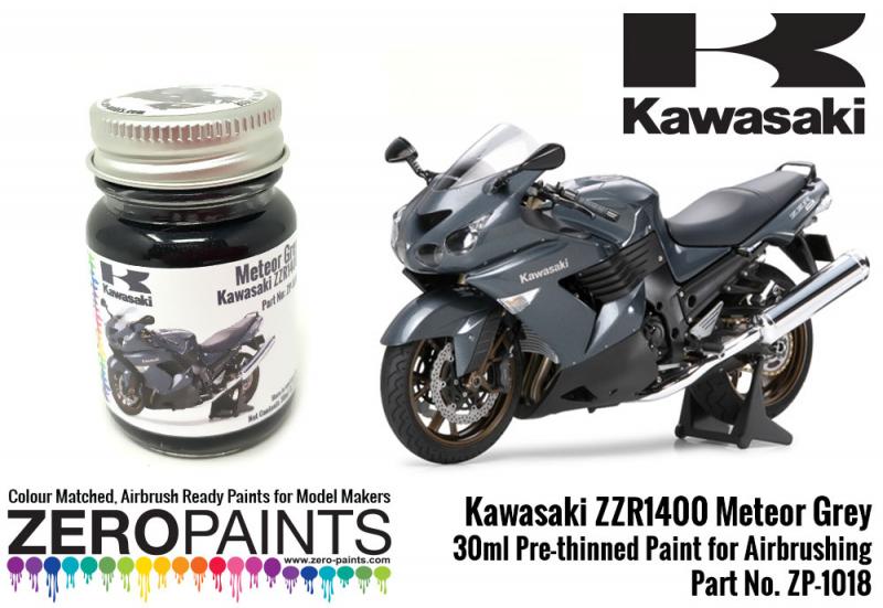 Kawasaki ZX-14 Pearl Crystal White Paint 30ml
