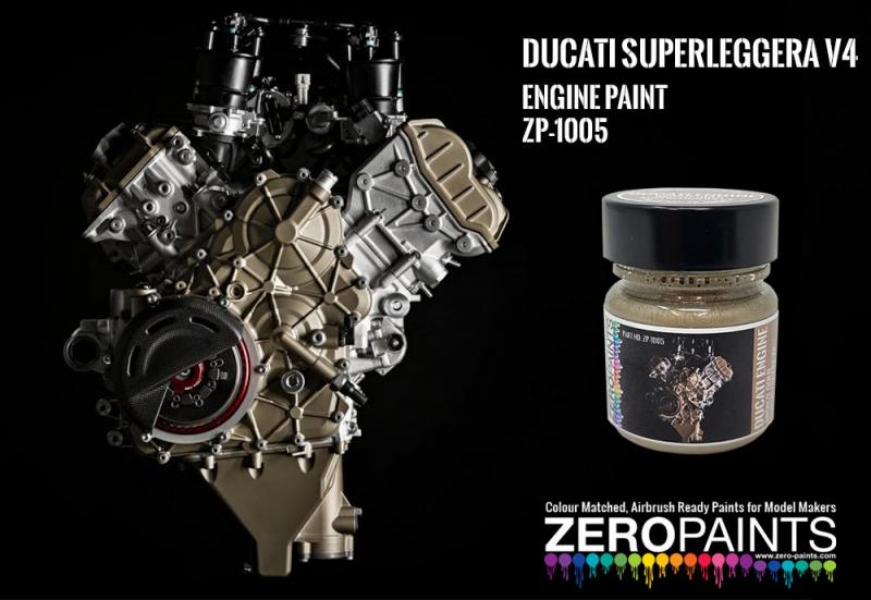 Ducati Engine Gold/Bronze Paint for Superleggera V4 30ml