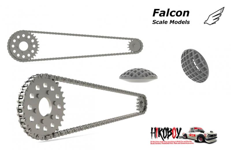 Falcon Scale Models - Ducati 900 Mike Hailwood Replica and Ducati 900 SS  (Tamiya 14019 & 14025) - Chain set