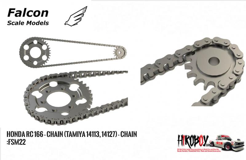 1:12 Honda RC 166 - chain (Tamiya 14113, 14127) - Chain Set
