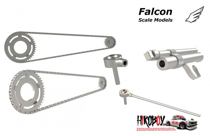 Falcon Scale Models - Kawasaki H2R / H2R Carbon (Tamiya 14131 / 14136) - Chain set