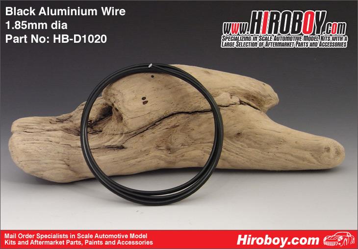 Flexible Aluminium Wire 2mm - Black