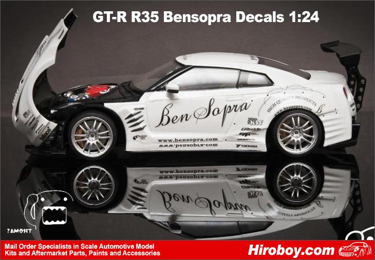 GT-R R35 Bensopra Decals 1:24