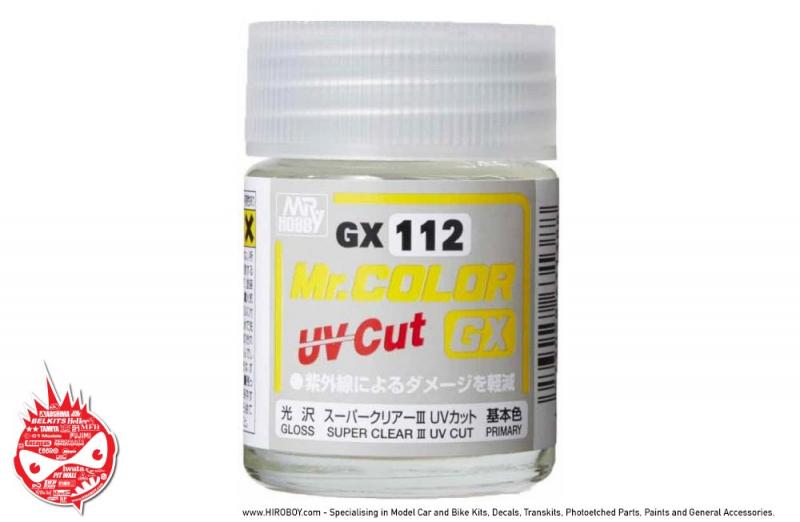 GX Super Clear III UV Cut Gloss # GX112 18ml