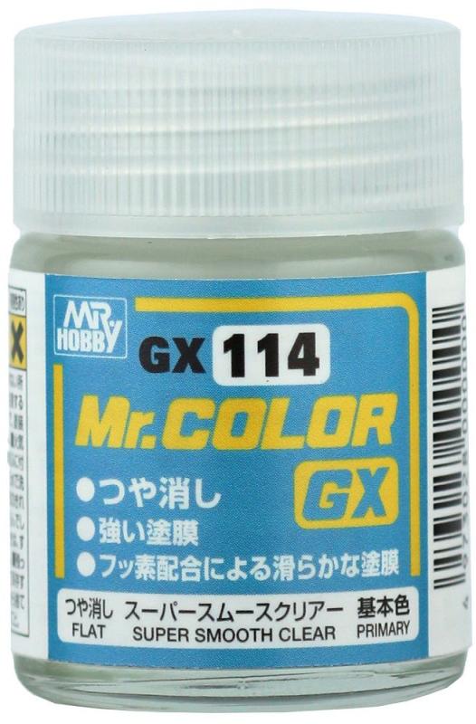 GX Super Smooth Clear Flat # GX114 18ml