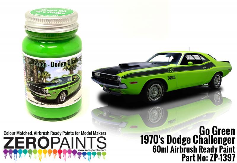 Green Go 1970's Dodge Challenger R/T Paint 60ml