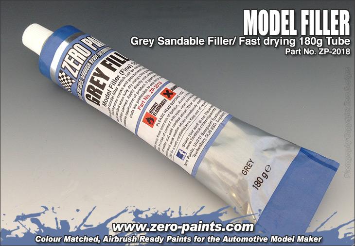 Grey Model Filler / Putty (Fine) 180g