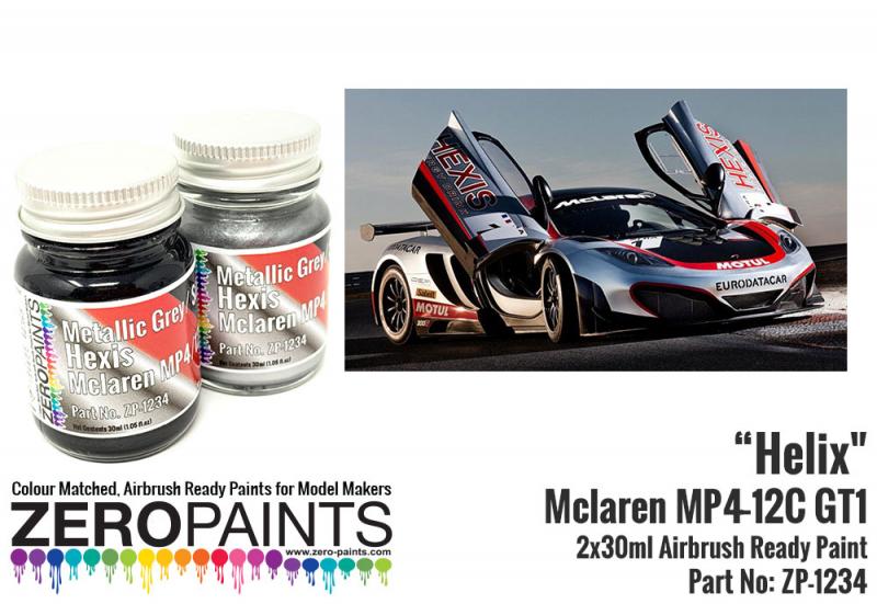 "Helix" Mclaren MP4-12C GT1 Paint Set 2x30ml