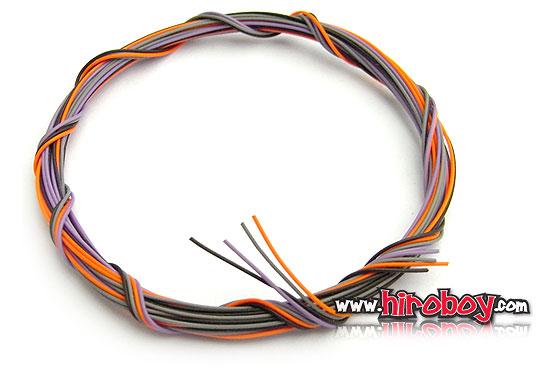 Ignition/Plug Wire/Piping Cord x 4 Colours (0.4mm)