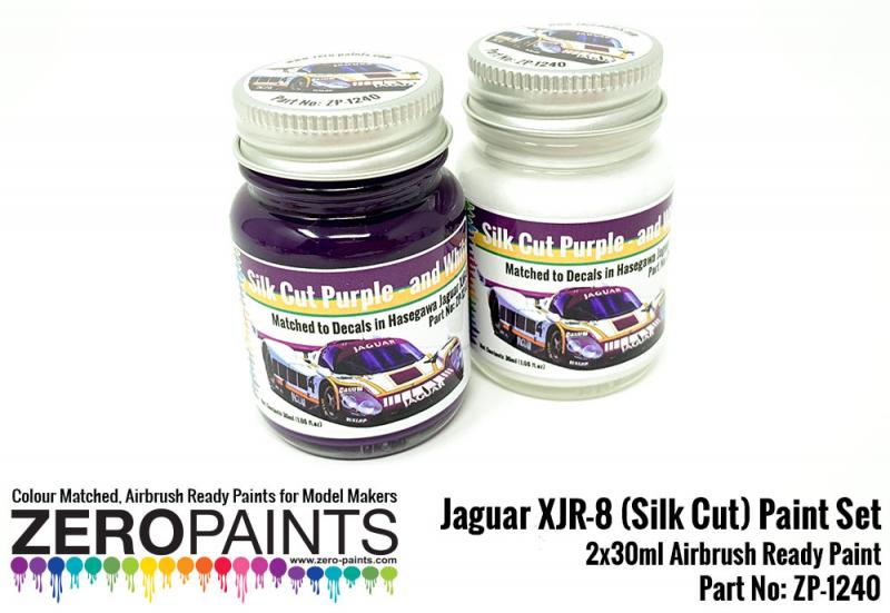 Jaguar XJR-8 (Silk Cut) Paint Set 2x30ml