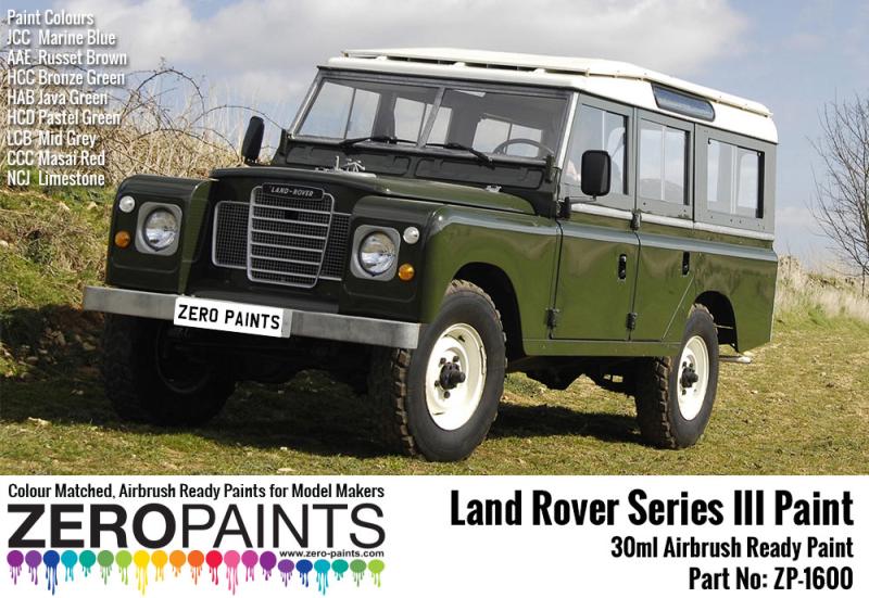 Land rover best sale series paint colours