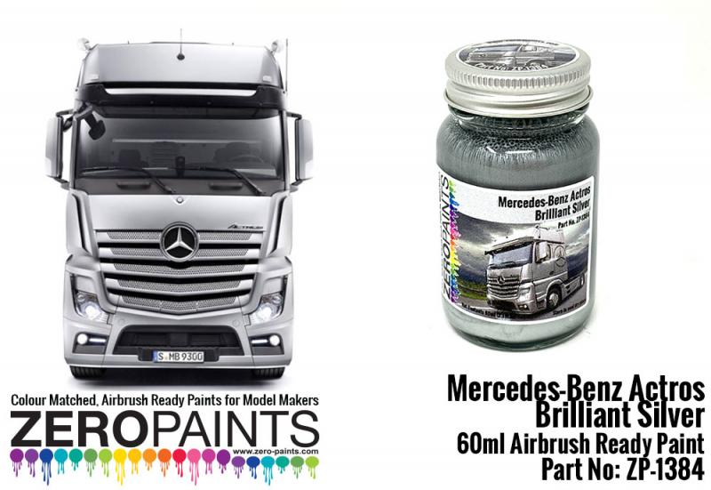 Mercedes-Benz Actros Brilliant Silver Paint 60ml