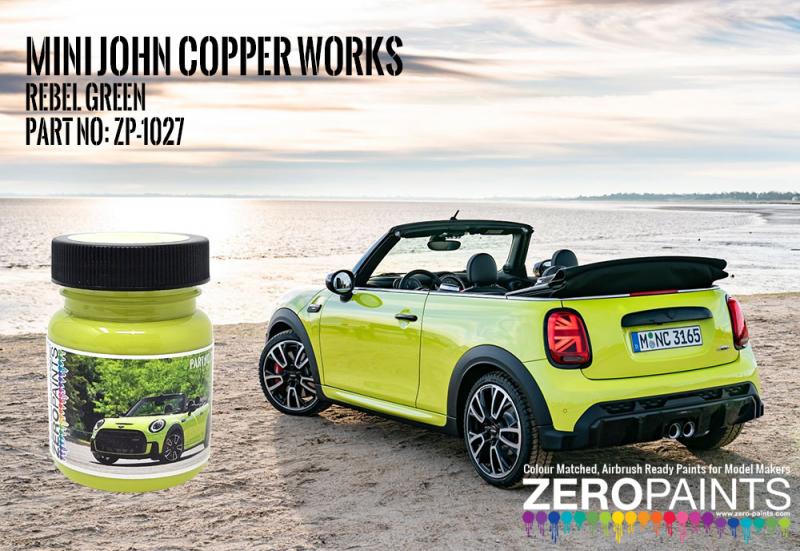 Mini John Copper Works Zesty Yellow Paint 60ml