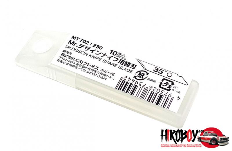 10 Spare Blades for Mr. Design Knife MT701