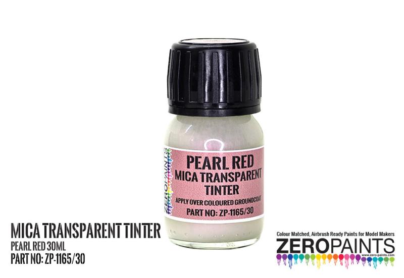 Mica Transparent Tinter Pearl Red 30ml