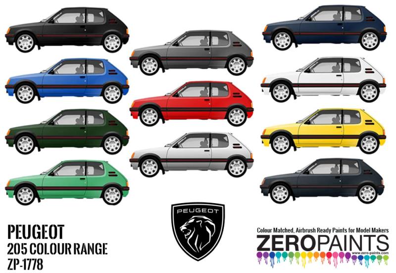 Peugeot 205 Paint's 30ml