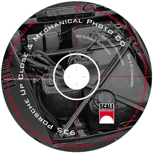 Porsche 935 Up Close & Mechanical Photo Research CD