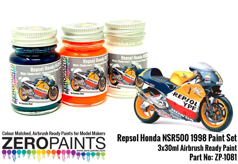 Repsol Honda NSR500 1998 Paint Set 3x30ml