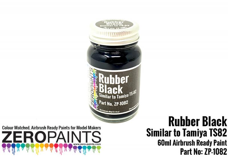 Rubber Black Paint (Similar to TS82) 60ml