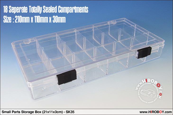 Small Parts Storage Box (21x11x3cm)