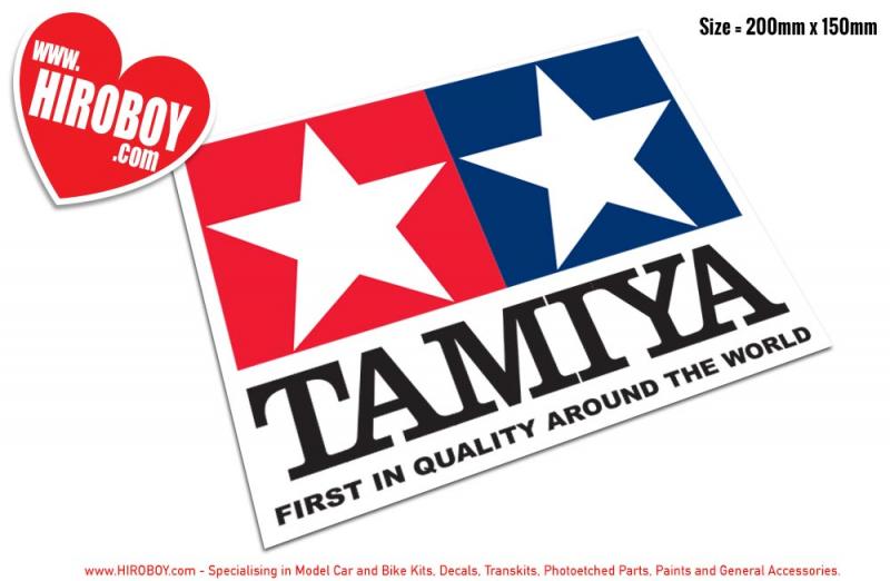 Tamiya Chequer Sticker 200mm x 150mm