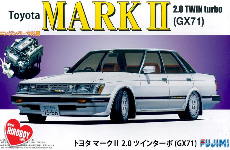 ファッション通販 安い Model (GX71) Turbo Twin 2.0 II Mark Toyota 1:24 Kit FUJ | 指輪・リング