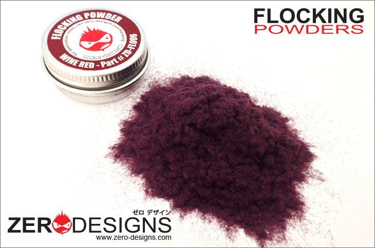 Flocking Powder - Wine Red
