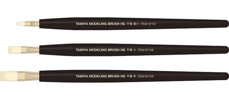 Tamiya Modeling Brush HG Flat Brush Extra Small - 87157
