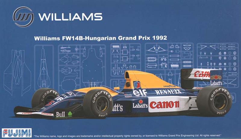 1:20 Williams FW14B Hungarian GP 1992 (GP26)