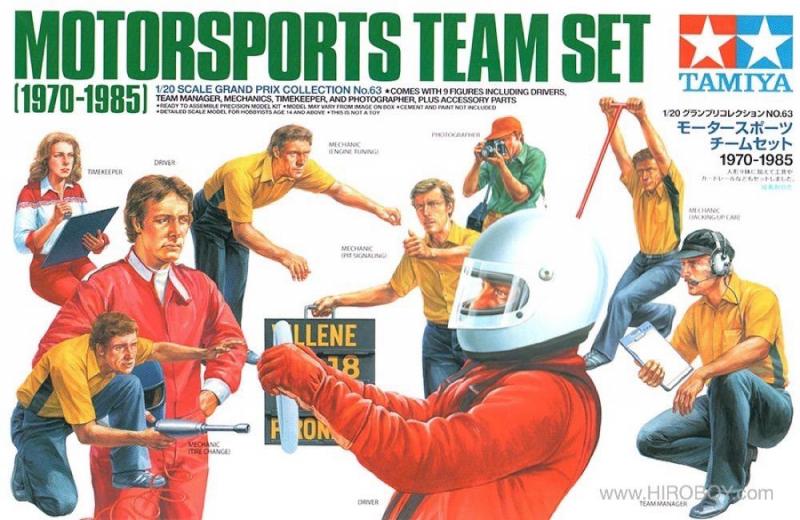 1:20 Motorsports Team Set 1970-1985 - 20063