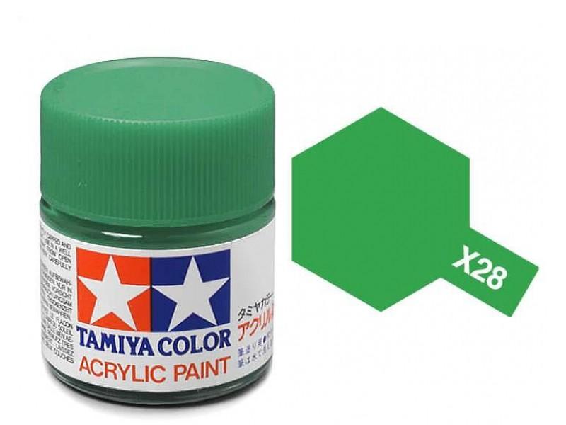 Tamiya Acrylic Mini X-28 Park Green (Gloss) - 10ml Jar