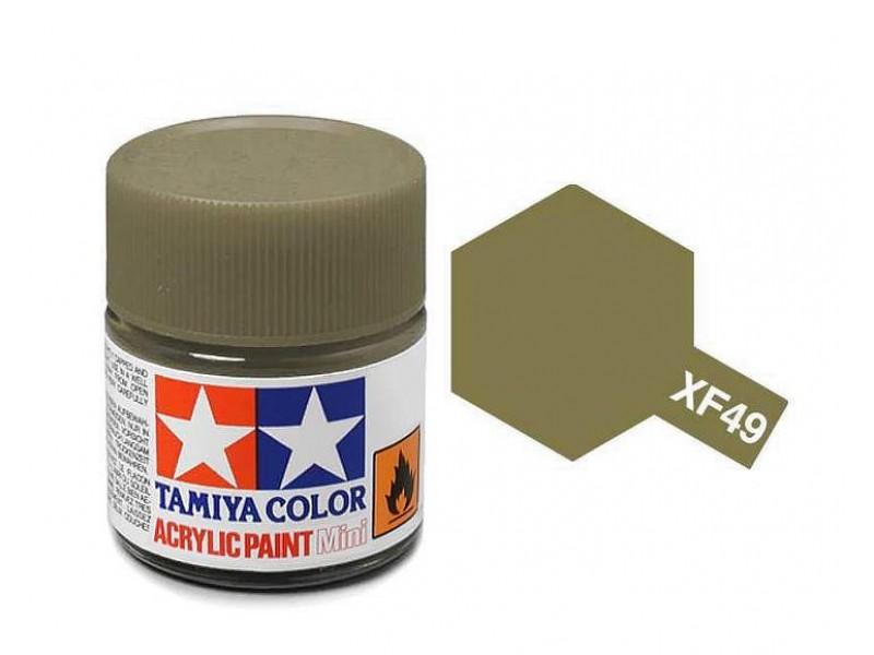 Tamiya Acrylic Mini XF-49 Khaki - 10ml Jar