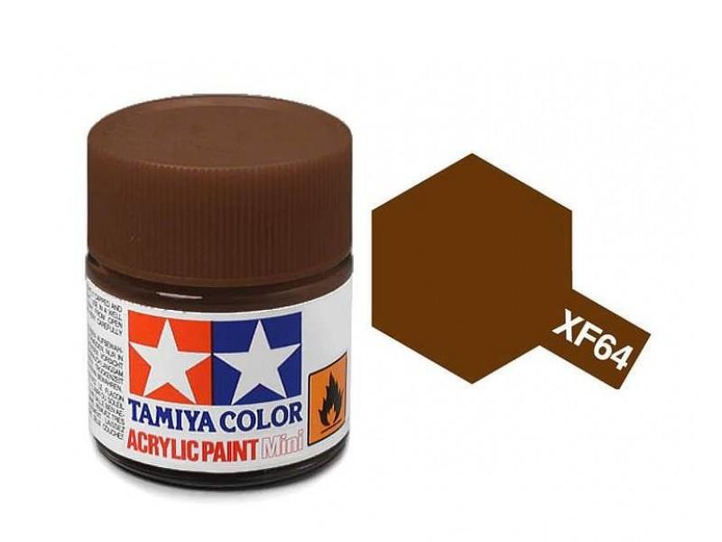 Tamiya Acrylic Mini XF-64 Red Brown - 10ml Jar