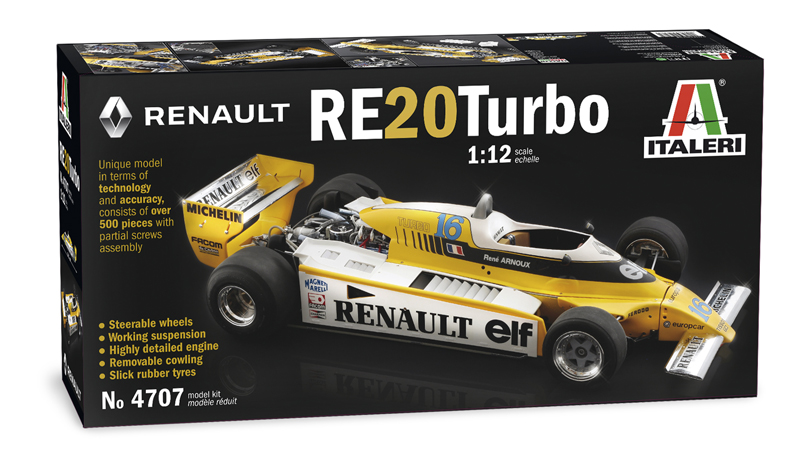 1:12 Renault RE20 Turbo Model Kit | IT-4707 | Italeri
