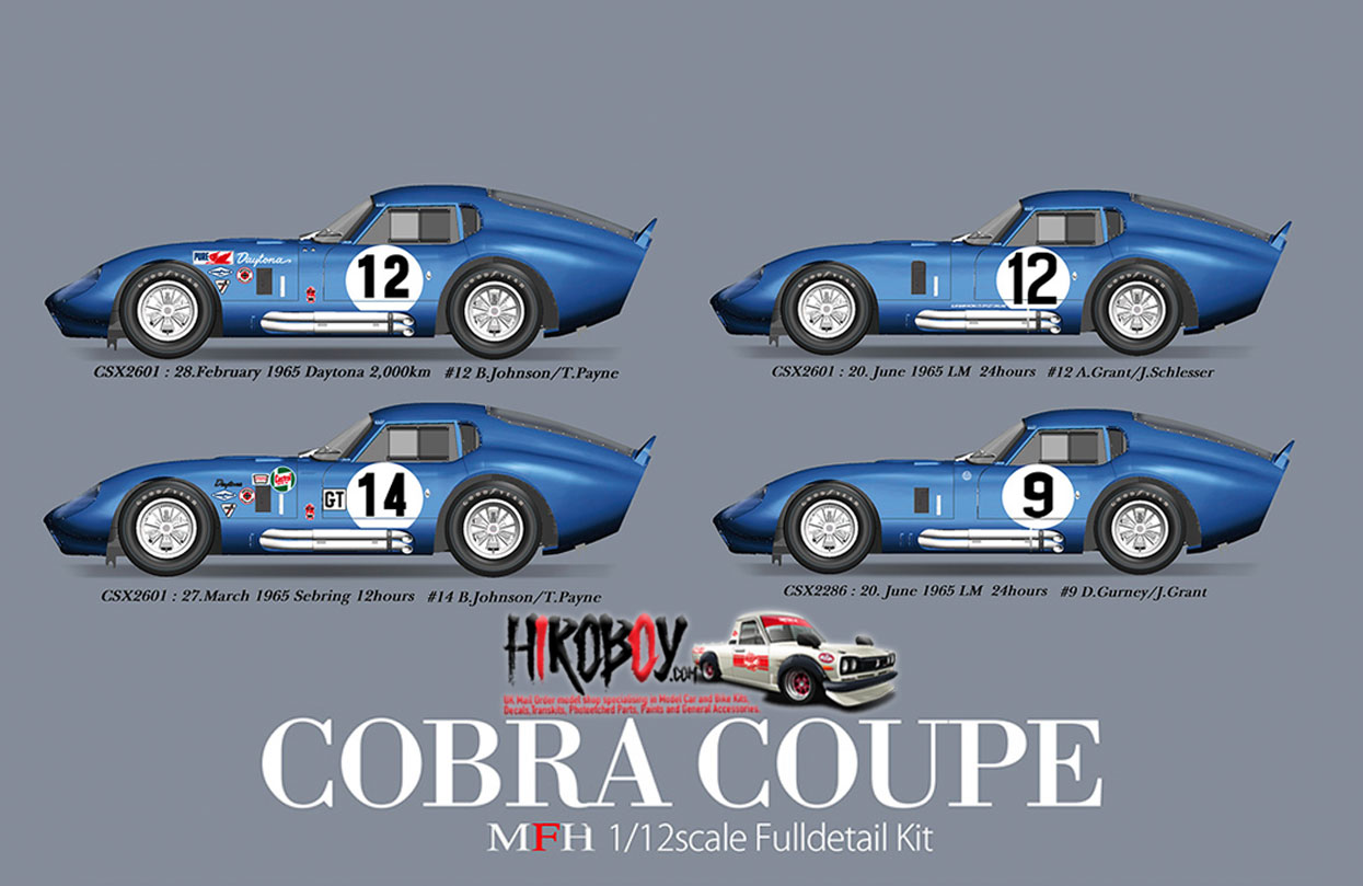 1:12 AC Cobra Coupe MFH K826 Model Factory Hiro