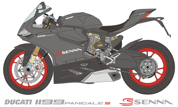 1:12 Ducati 1199 Panigale S Decals Set Martini Racing For Tamiya 14129 