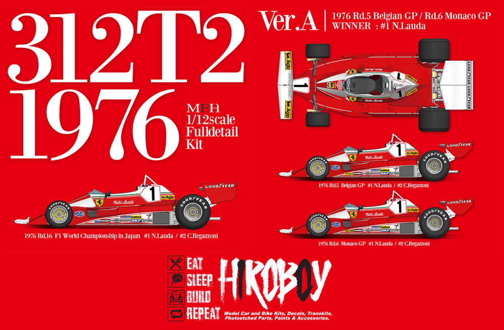 1/12 decals for F1 racing cars F2001-02 505