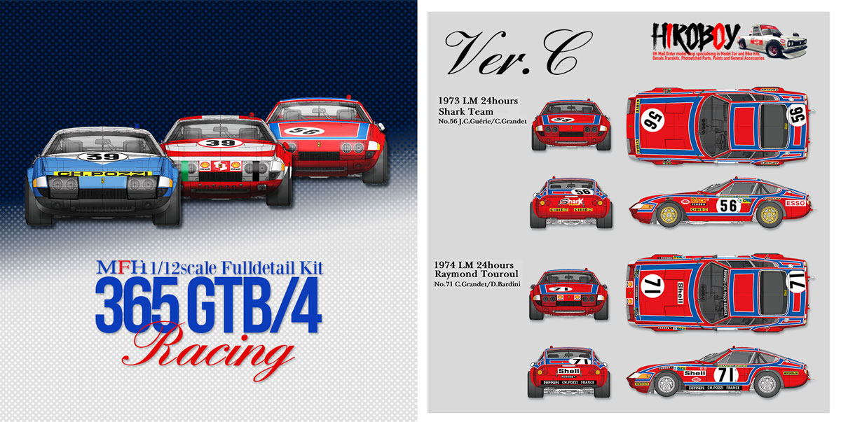 フェラーリ365 GTB4 Le Mans 1974 1974 Ferrari 365 GTB/4 NART Spyder Le Mans