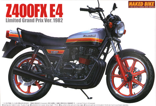 1:12 Kawasaki Z400FX E4 Limited Grand Prix Ver.1982 | AOS-047705