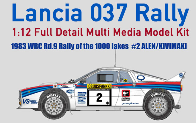 HPI Racing 1/43 957 LANCIA 037 RALLY #1 1983 MONTE CARLO