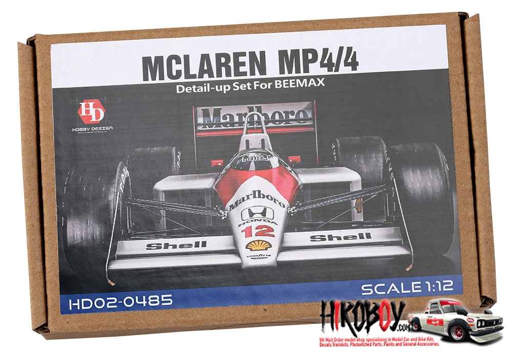 BEEMAX 1/12 McLaren MP4/4 ディテールアップパーツセット 1:12 Mclaren MP4/4 Detail-UP Set For BEEMAX (PE+Resin+Metal parts