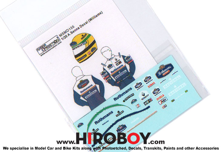 1:20 Ayrton Senna Figure Decal (Williams 1994) | MSMD155 | MSM