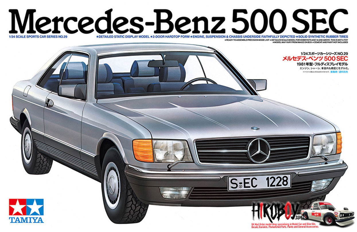 1:24 Mercedes-Benz 500 SEC - Model Kit (Tamiya 24029) | TAM24029 | Tamiya