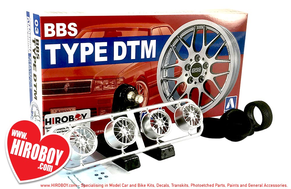 Aoshima 1/24 The Tuned Tires & Wheels BBS LM 20inch Plastic Model Parts 5471