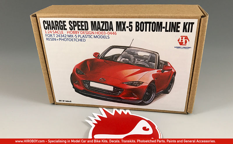 1:24 Charge Speed Mazda MX-5 Bottom Line Transkit (Resin+PE+Metal parts) |  HD03-0446 | Hobby Design