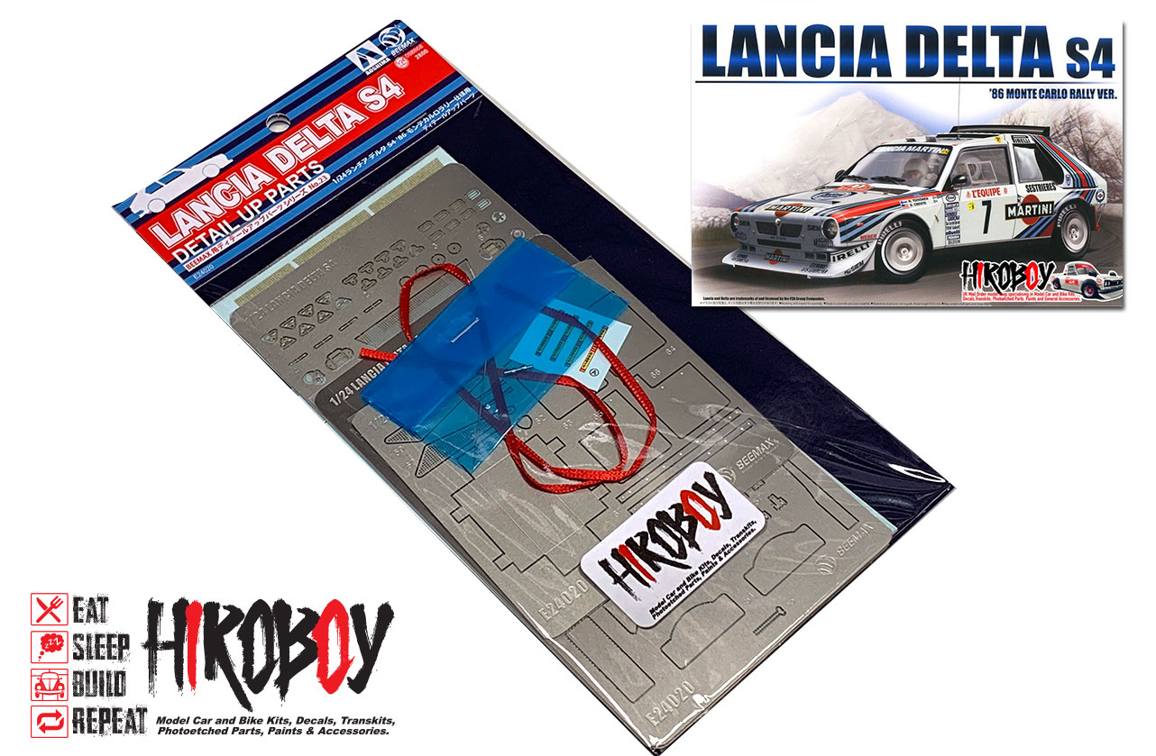 KIT 1/24 LANCIA DELTA S4 – RALLYE MONTE CARLO OU SANREMO 1986 – NUNU 24005